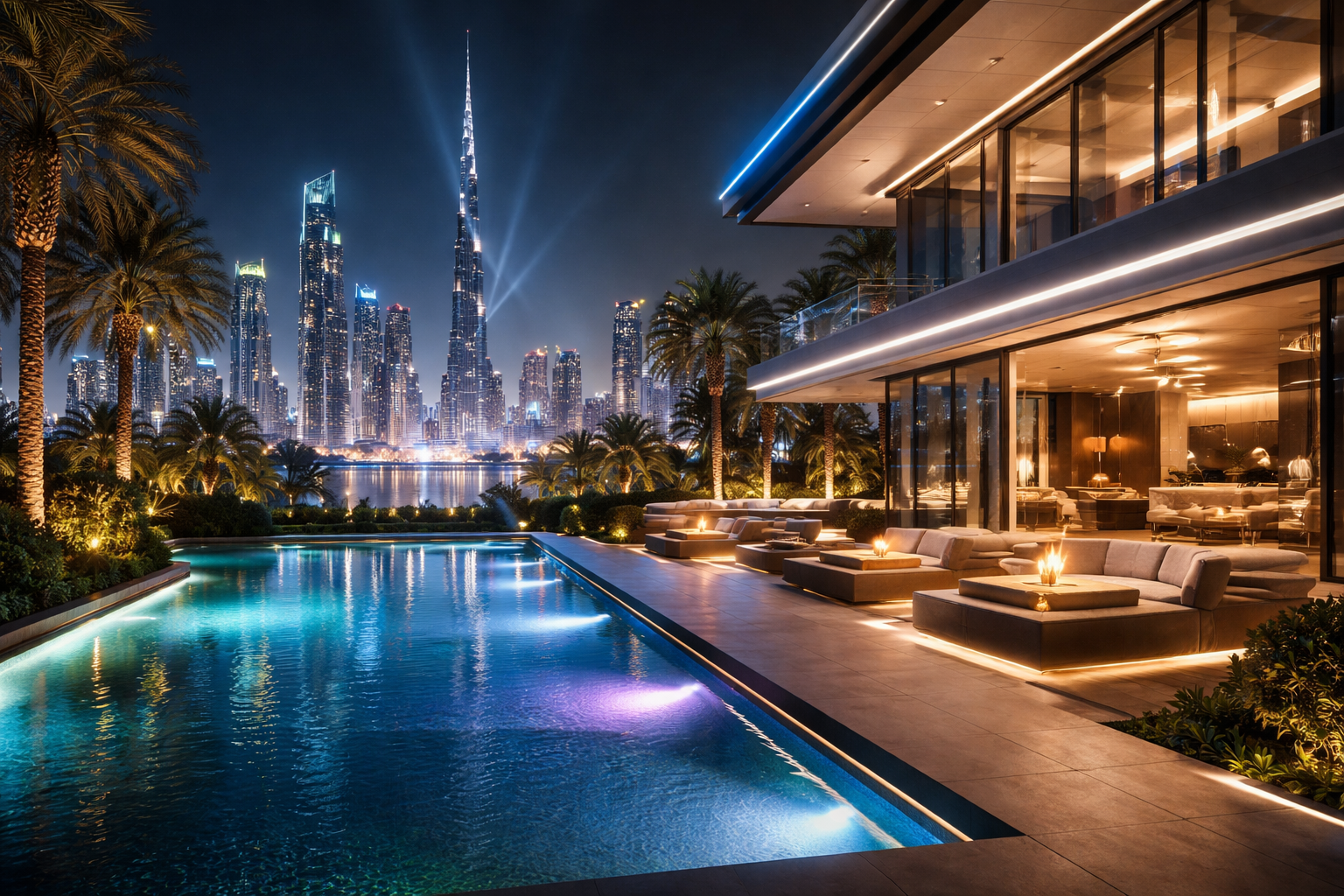 Modern Lights in Dubai