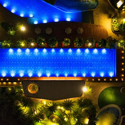 Designing Iconic Poolside Lighting for Dubai’s Luxury Villa